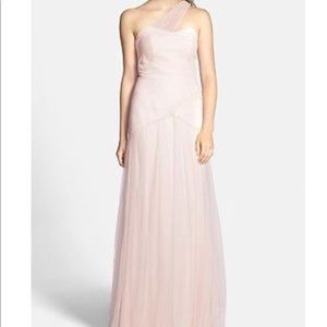 Beautiful Monique Lhuillier blush gown designer 14